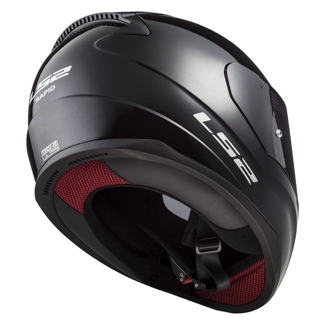 LS2 RAPID II SOLID GLOSS BLACK Helmet