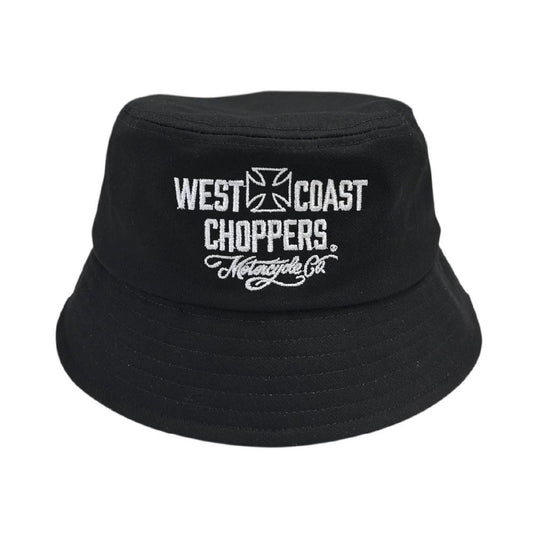 WCC MOTORCYCLE CO. BUCKET HAT - BLACK