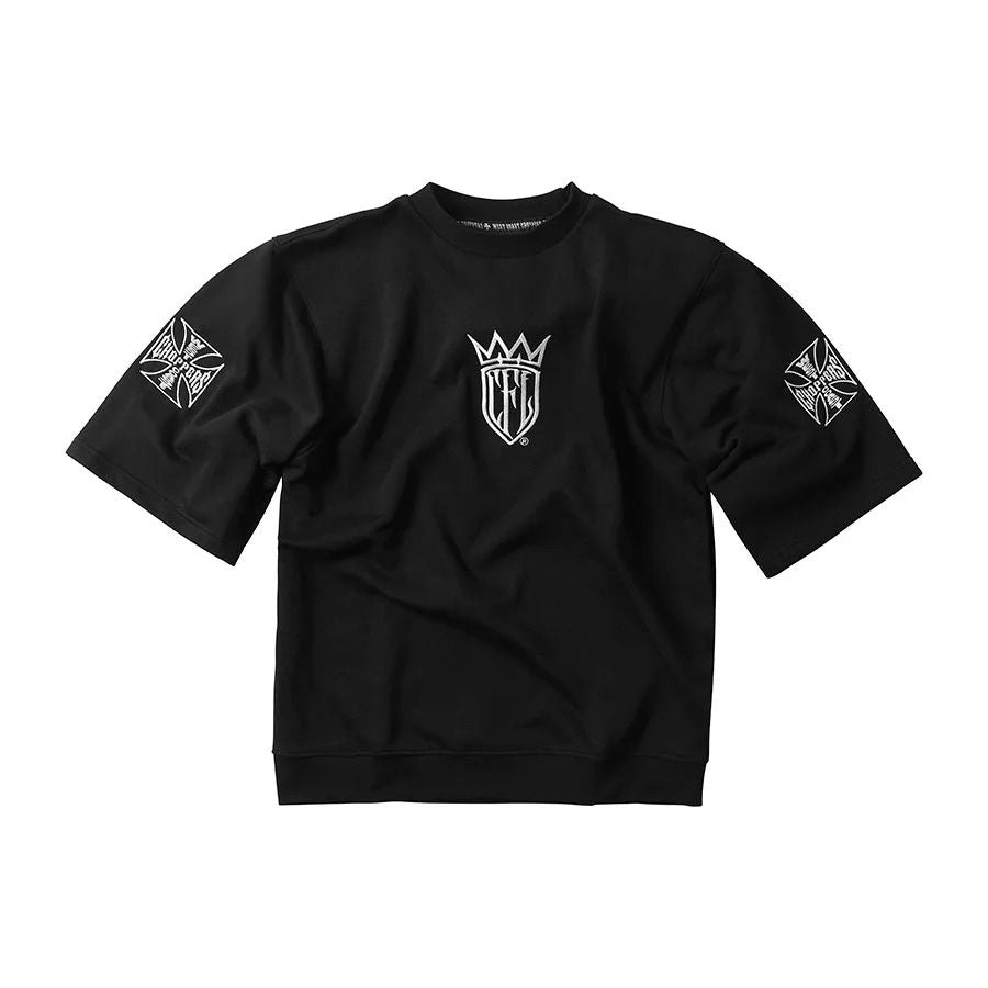 WCC CFL Short Sleeve Crewneck Sweatshirt - BLACK