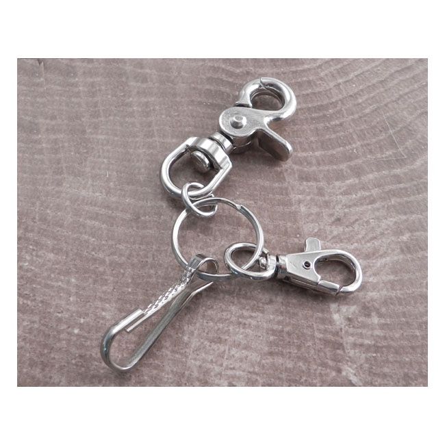 AMIGAZ HARDWARE Keychains 4-Pack Trigger Snap Hook