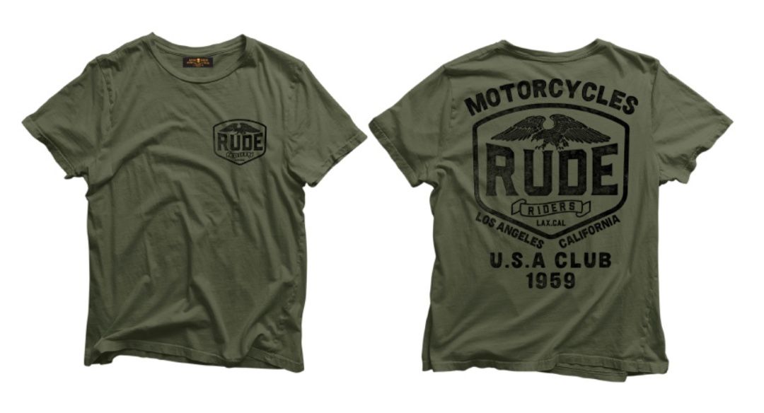 RUDE RIDERS t-shirt USA CLUB