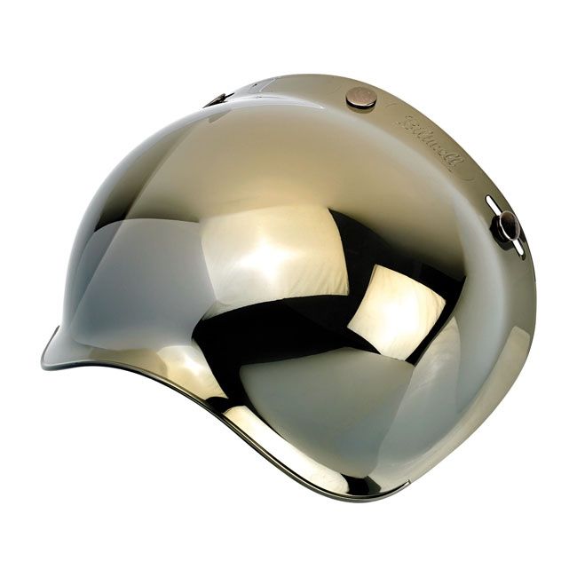 BILTWELL Mirrored Bubble Visor