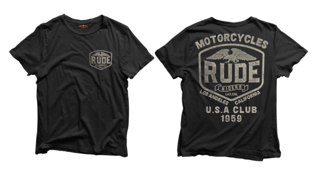 RUDE RIDERS t-shirt USA CLUB