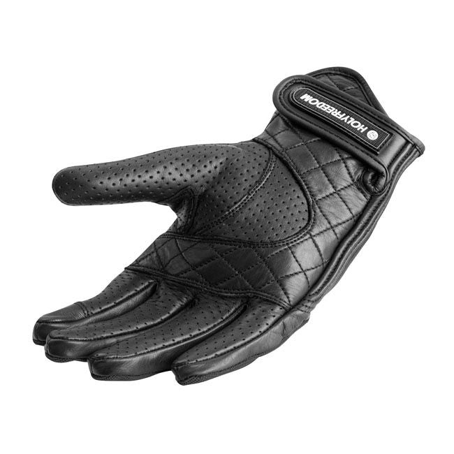 HOLY FREEDOM TOOLS Motorcycle Glove, BLACK/WHITE