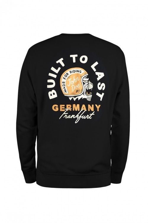 JOHN DOE Sweatshirt BUILT TO LAST Black