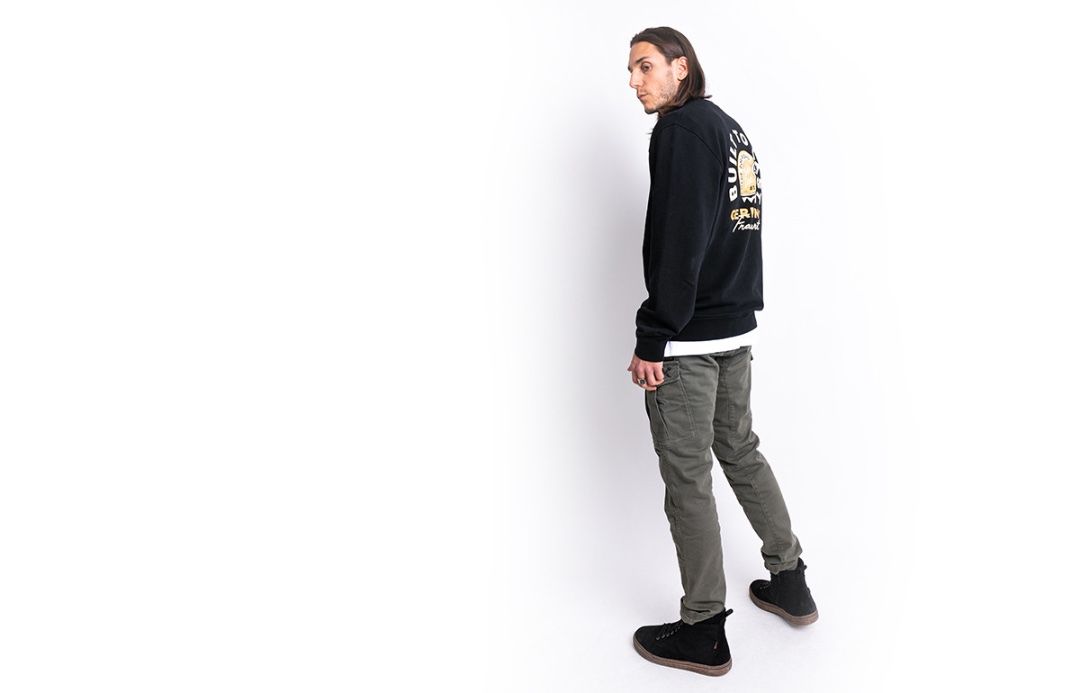 JOHN DOE Sweatshirt BUILT TO LAST Black