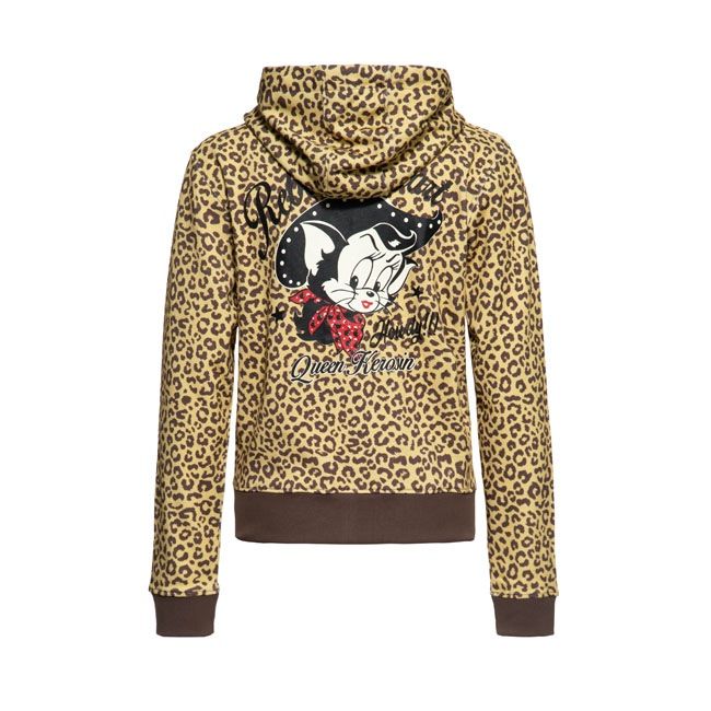 Women's Sweatshirt QUEEN KEROSIN WESTE LEOPARD