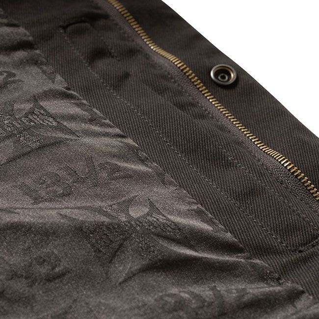 WCC X 13 1/2 DOMINATOR BLACK CANVAS RIDING VEST