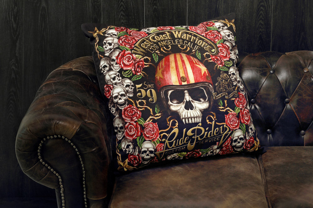 Dekokissen mit Westküsten-Symbol