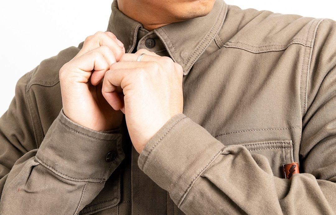 JOHN DOE Motorcycle Shirt CAMEL