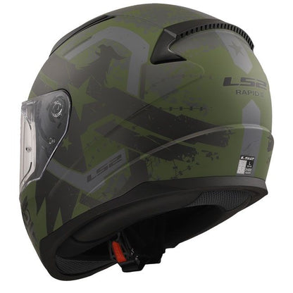 LS2 RAPID II THUNDER BIRDS MILITARY Helmet