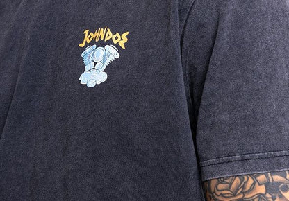 JOHN DOE T-Shirt EAGLE FADE OUT SCHWARZ