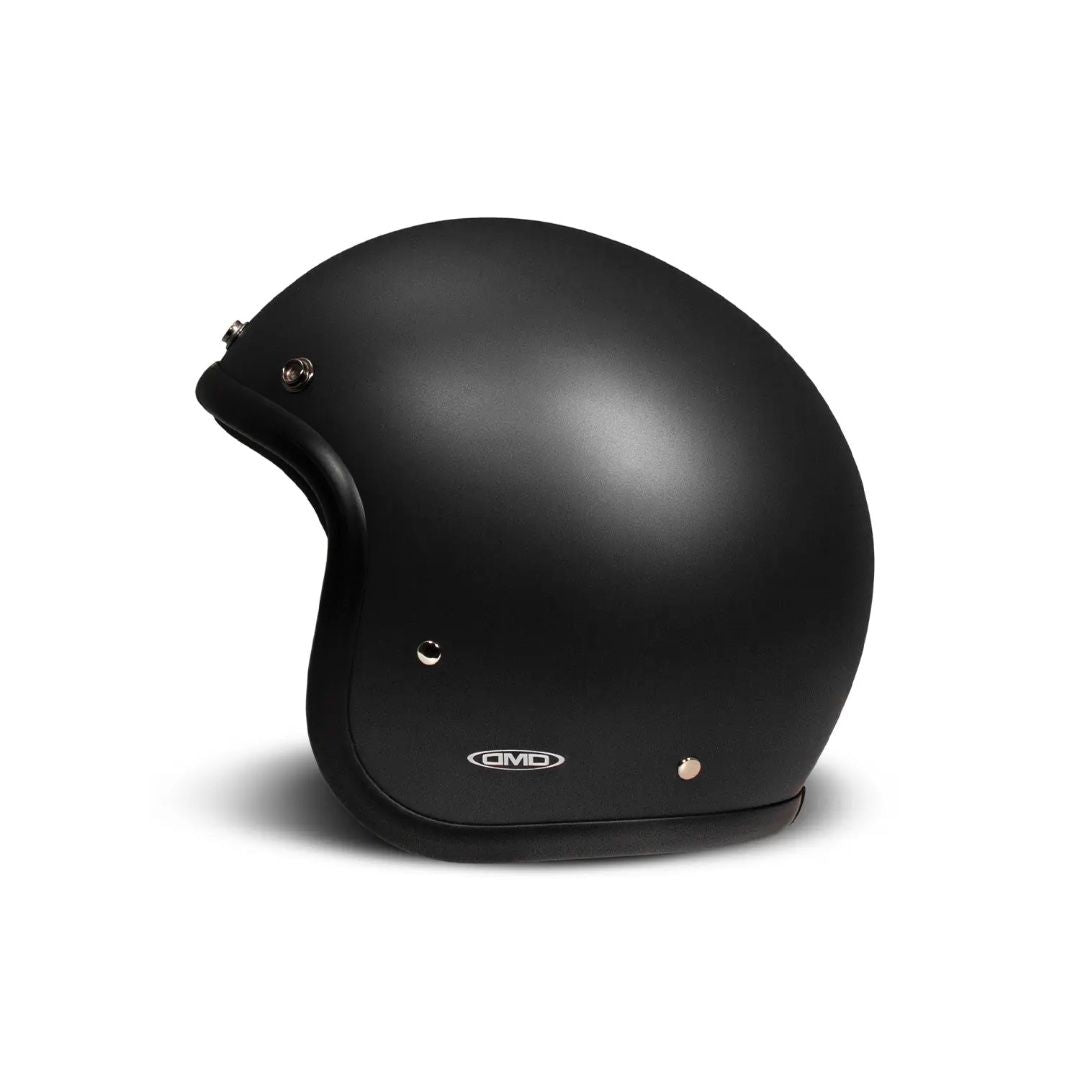 DMD Jet Retro Helm MATT SCHWARZ