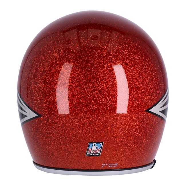 13 1/2 SKULL BUCKET HELMET FLAKE AMBER Helmet