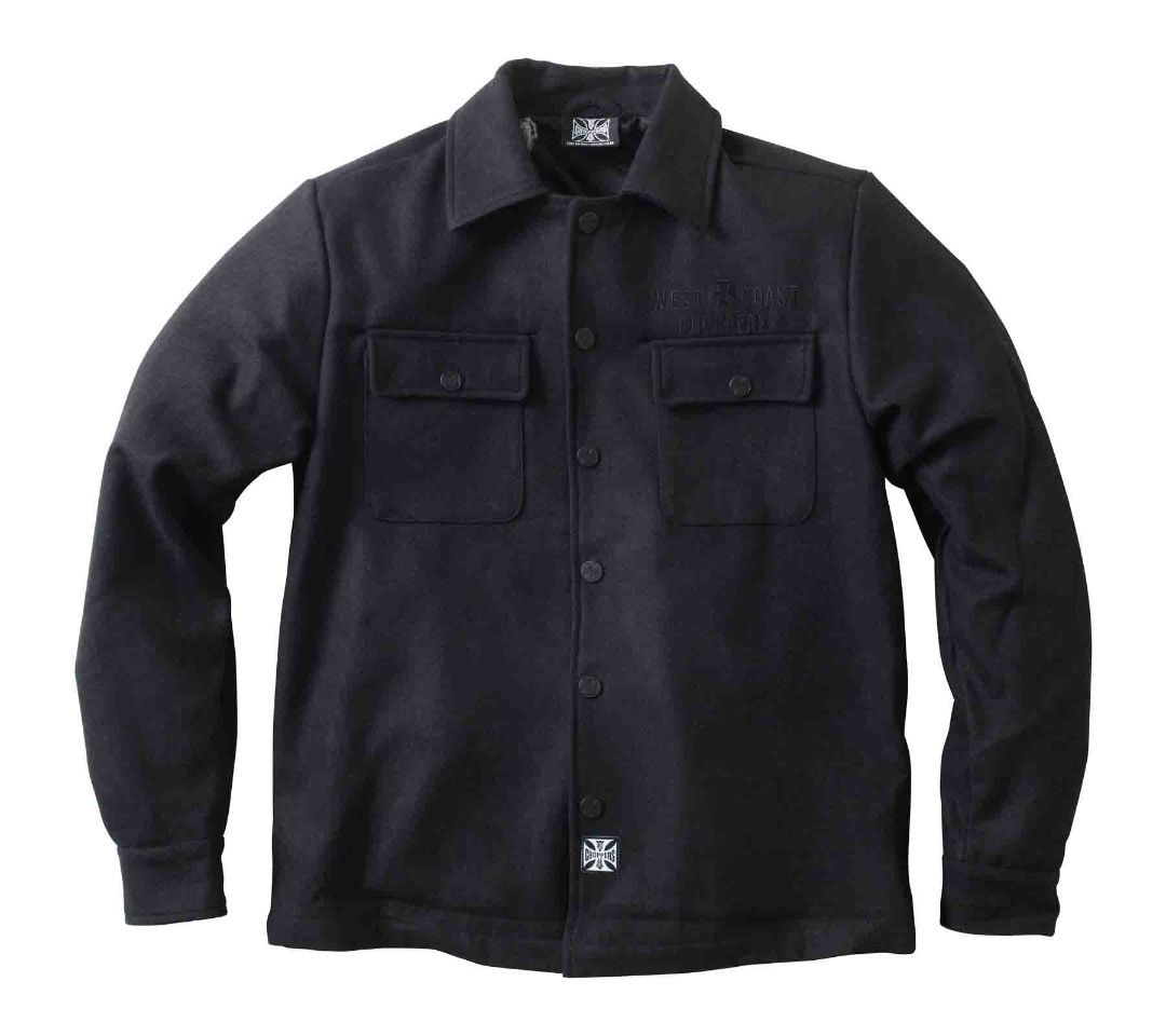 WCC-Hemd MIT WOLLFUTTER - SCHWARZ