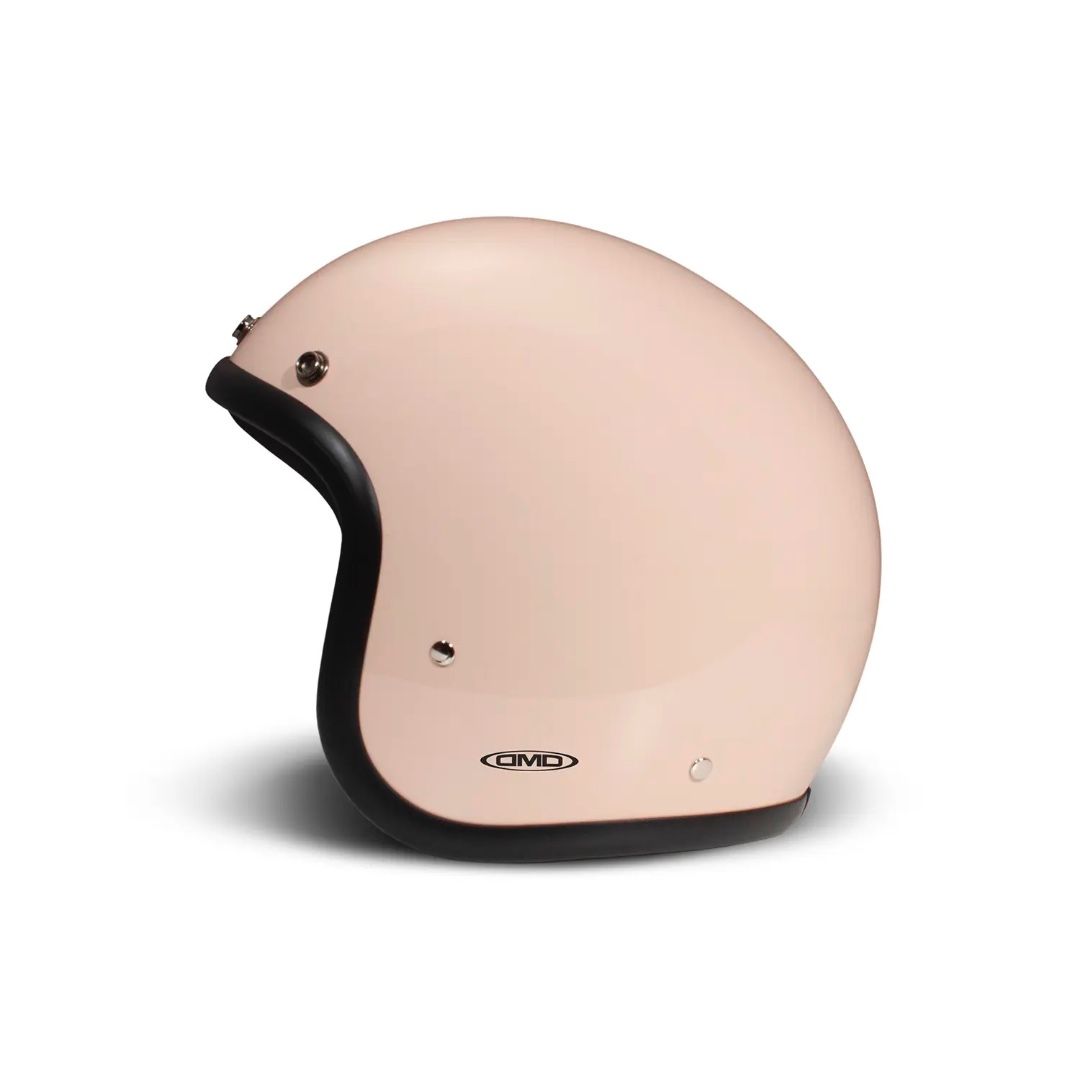 DMD Jet Retro Helm, Farbe Puderrosa