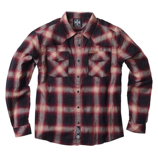 WCC Outlaw flannel shirt - red/grey
