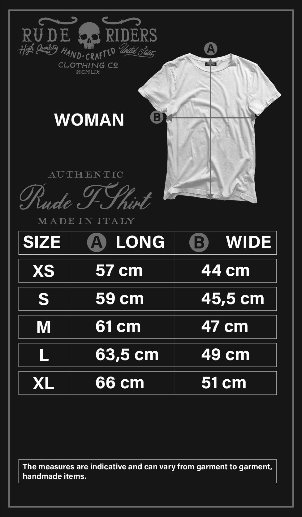 RUDE RIDERS women's t-shirt "RUDE RIDERS"