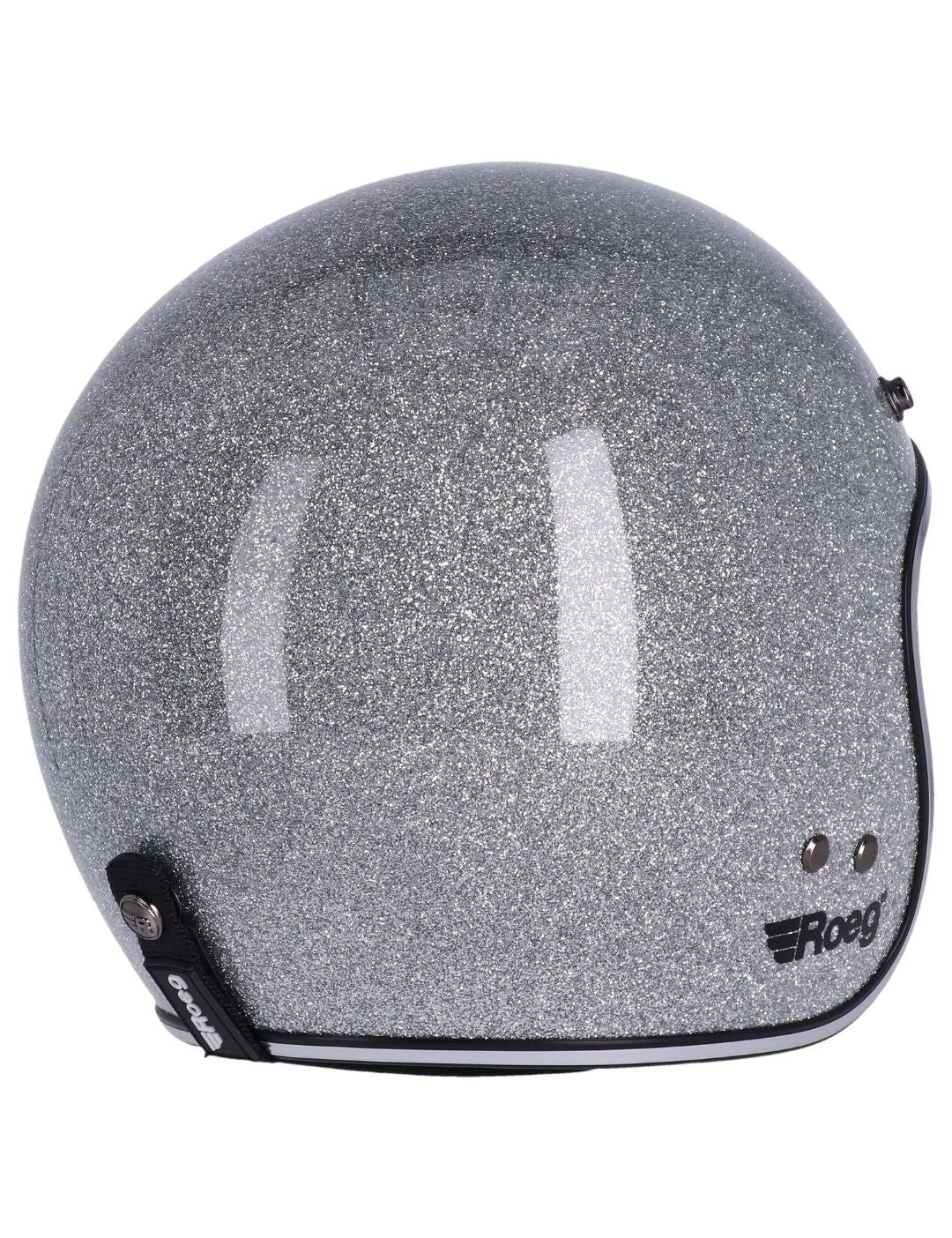 ROEG JETT Helmet Disco Ball Silver
