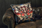 Skull & Roses Decorative Cushion