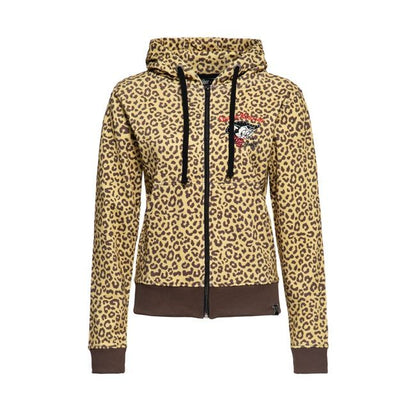 Women's Sweatshirt QUEEN KEROSIN WESTE LEOPARD