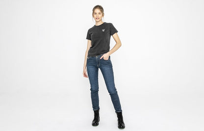 JOHN DOE T-Shirt LIVE FAST SKULL FADE OUT SCHWARZ