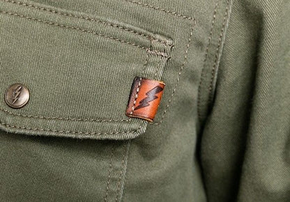 JOHN DOE Motorcycle Shirt OLIVE