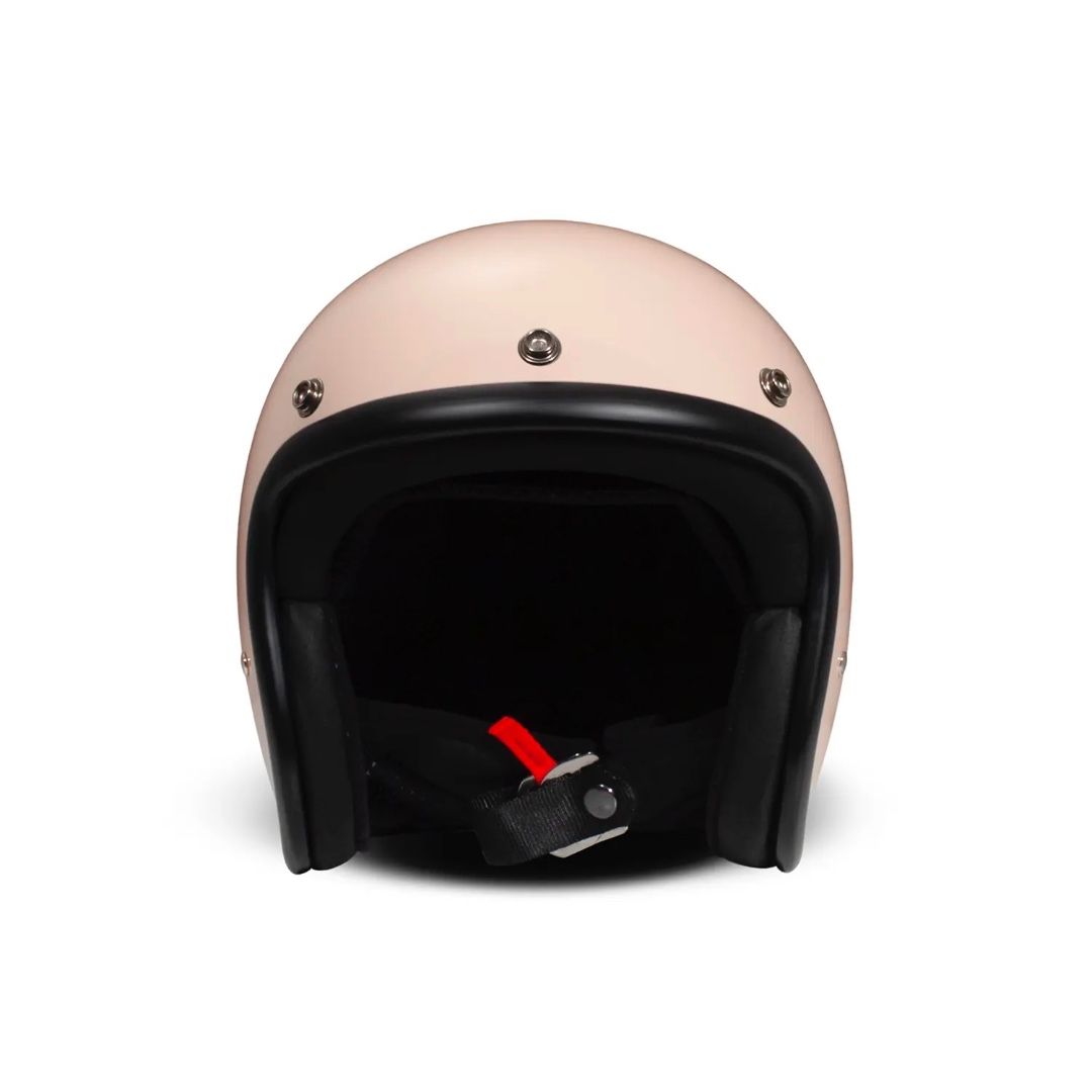 DMD Jet Retro Helm, Farbe Puderrosa