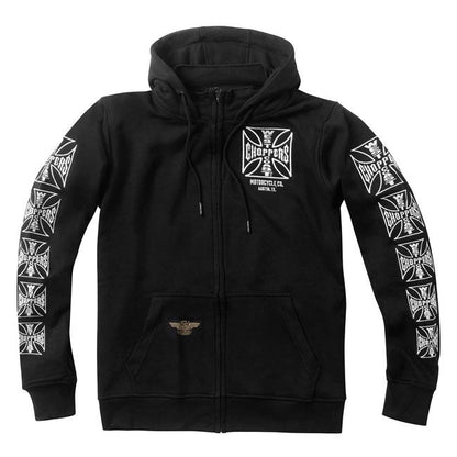 WCC DOMINATOR ZIP HOODIE BLACK Sweatshirt