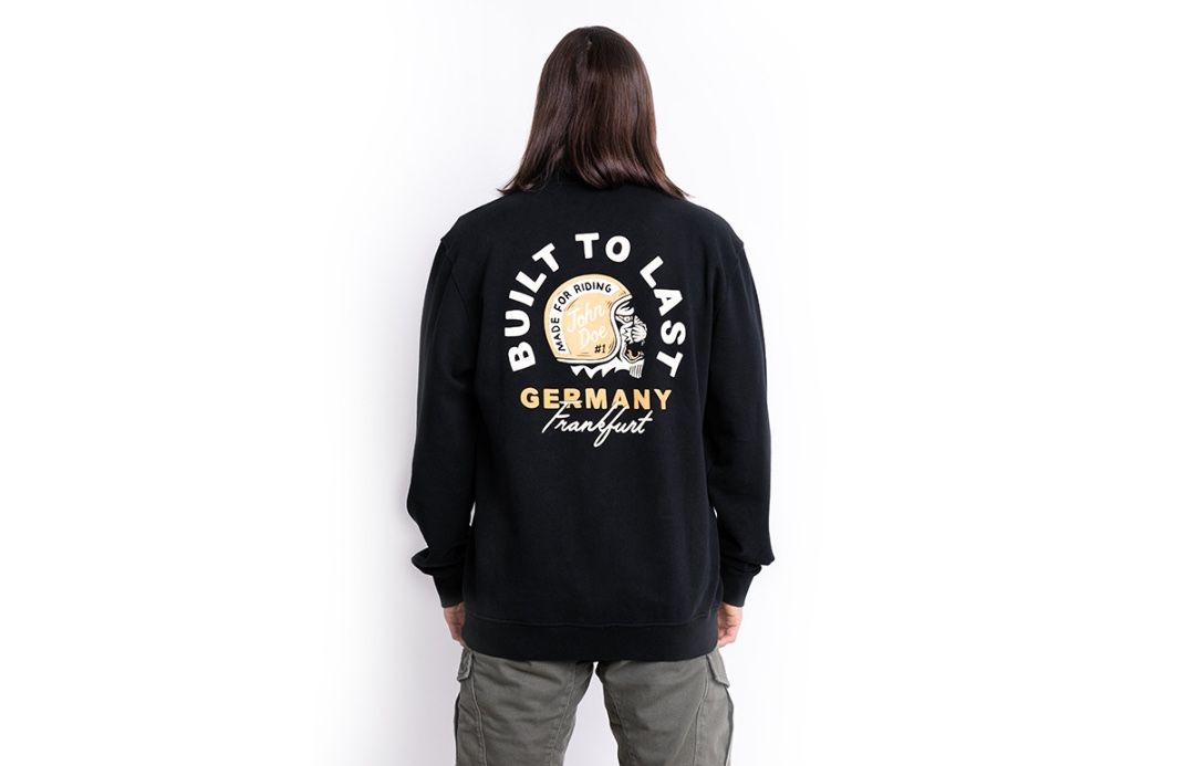 JOHN DOE Sweatshirt BUILT TO LAST Black