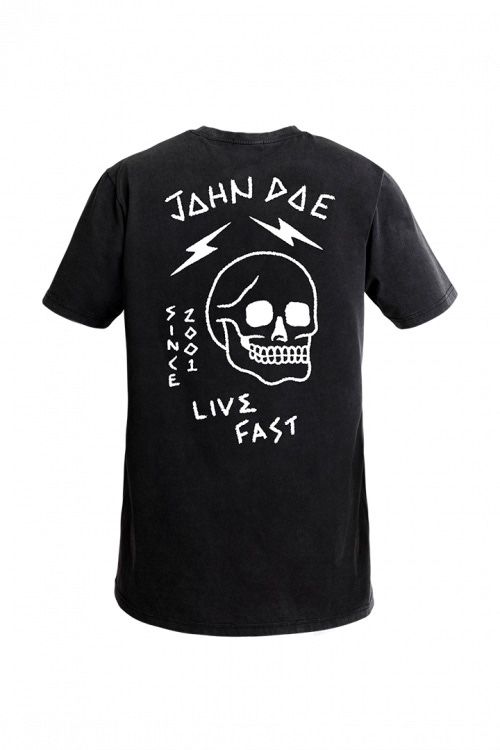 JOHN DOE T-Shirt LIVE FAST SKULL