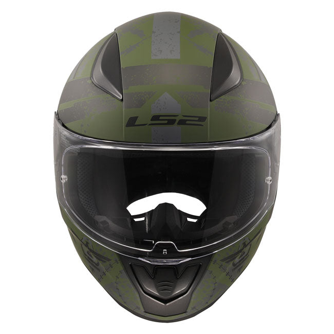 LS2 Rapid II Thunder Birds Helm Militär