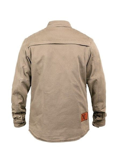 JOHN DOE Motorcycle Shirt CAMEL