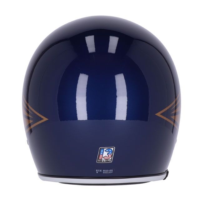 13 1/2 SKULL BUCKET HELMET CRASH BLUE