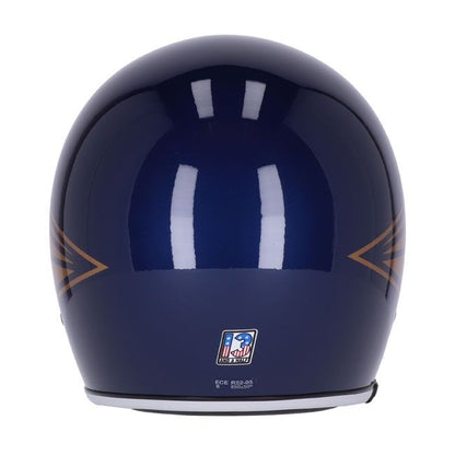13 1/2 SKULL BUCKET HELMET CRASH BLUE