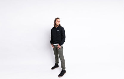 JOHN DOE Sweatshirt LETTERING Black