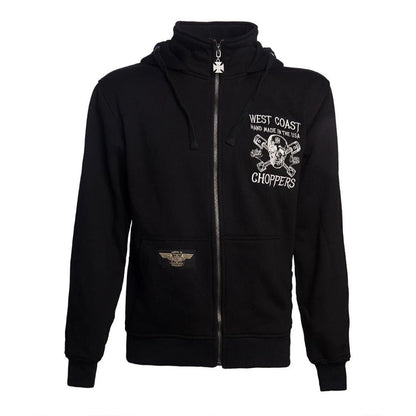 WCC HIGH SPEED ZIP HOODY Sweatshirt - BLACK