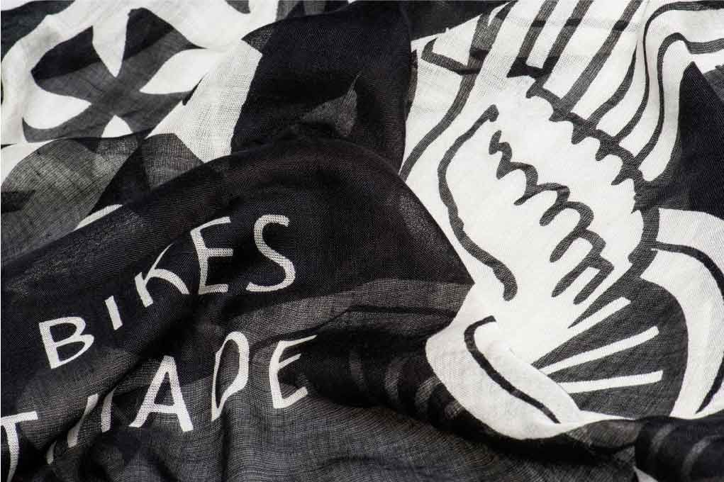 WCC Foulard - WINGS MULTIPURPOSE SCARF - Black