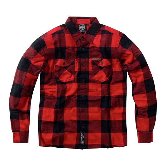 WCC RIGID FLANNEL Shirt - RED/BLACK