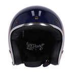 13 1/2 Skull Bucket Helm Crash blau ECE2205