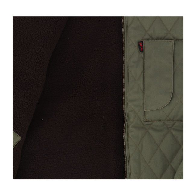 Giacca da viaggio lunga 13 1/2 verde militare