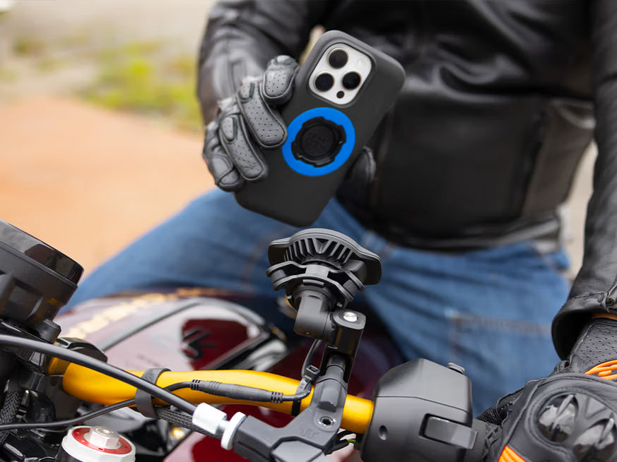 Quad Lock Moto • Testa di ricarica wireless USB impermeabile