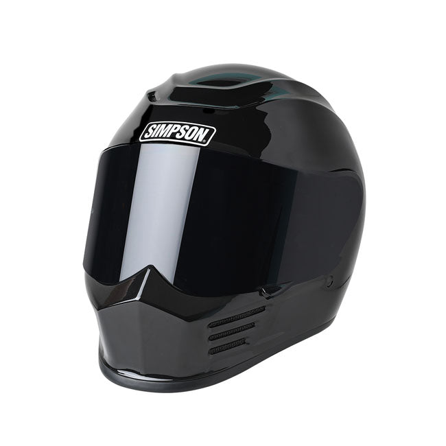 SIMPSON Speed ​​Helm - Glänzend Schwarz ECE2206