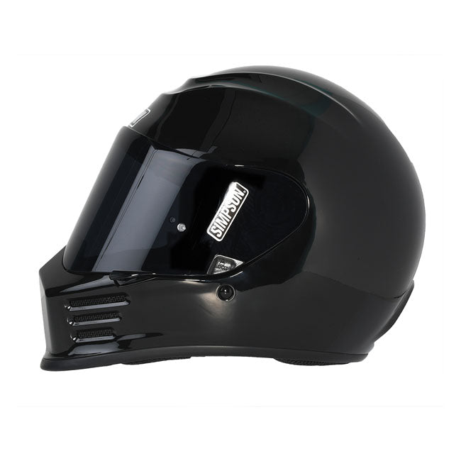 SIMPSON Speed ​​Helm - Glänzend Schwarz ECE2206