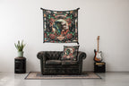 Skull & Butterfly Decorative Cushion