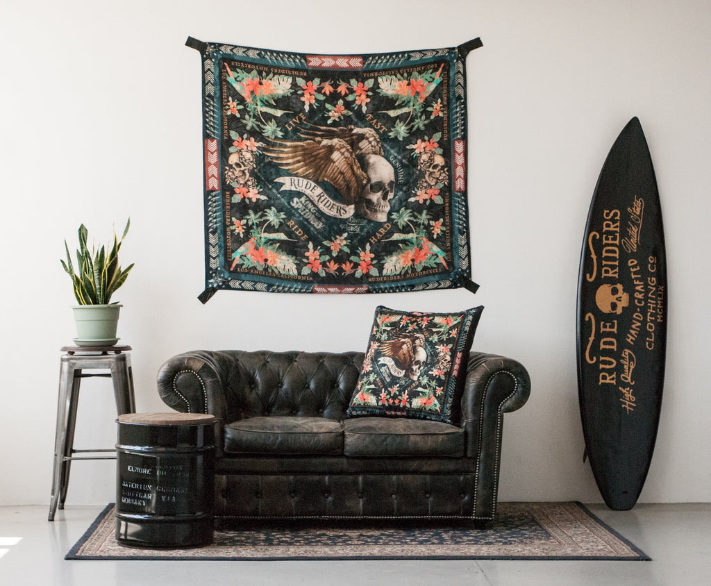 Dekoratives Kissen „Tropical King“