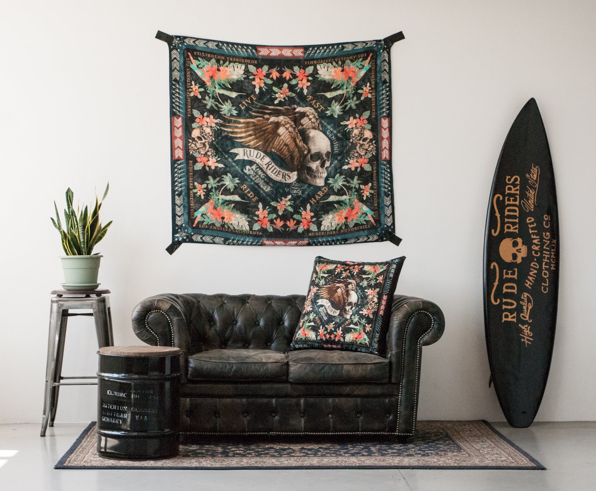 Dekoratives Kissen „Tropical King“