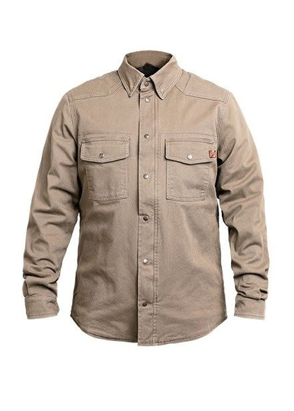 JOHN DOE Motorcycle Shirt CAMEL