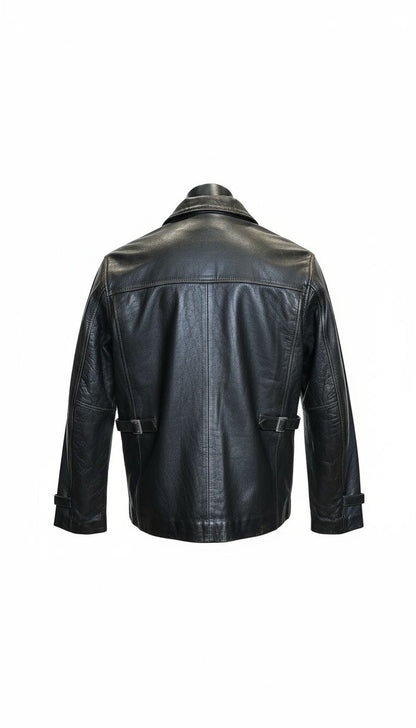 TEXAS OIL Leather Jacket