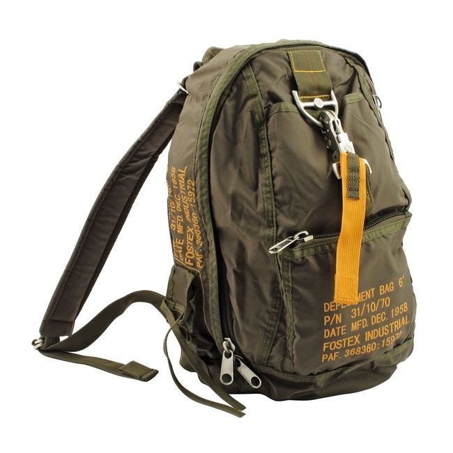 ARMY SURPLUS PARACHUTE BAG 6 GREEN Backpack